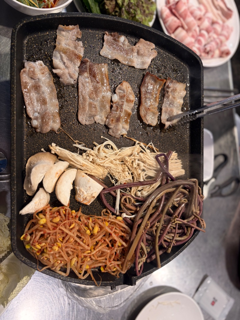 저녁 식단 사진