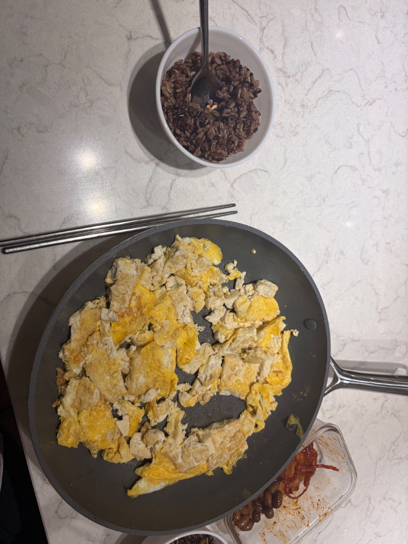 저녁 식단 사진
