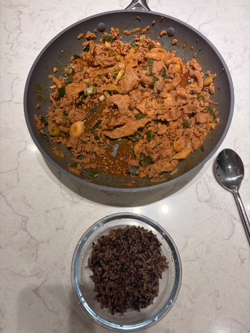 저녁 식단 사진