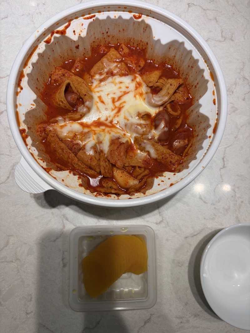 저녁 식단 사진