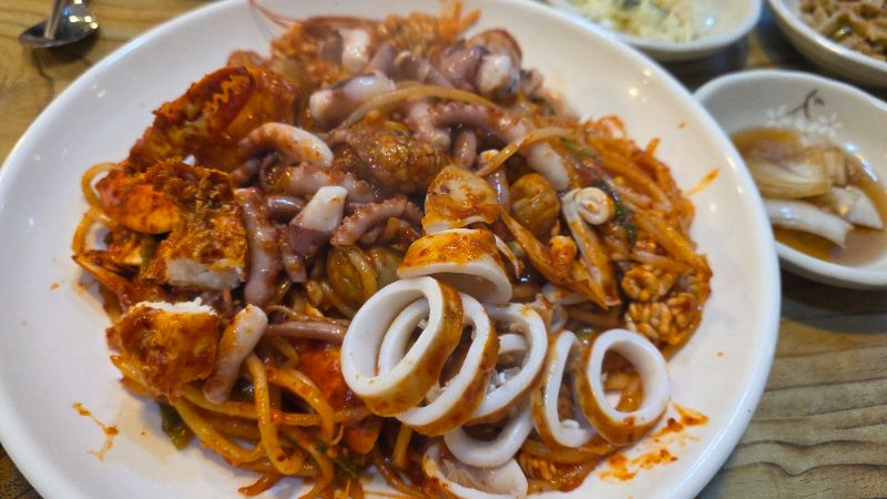 저녁 식단 사진