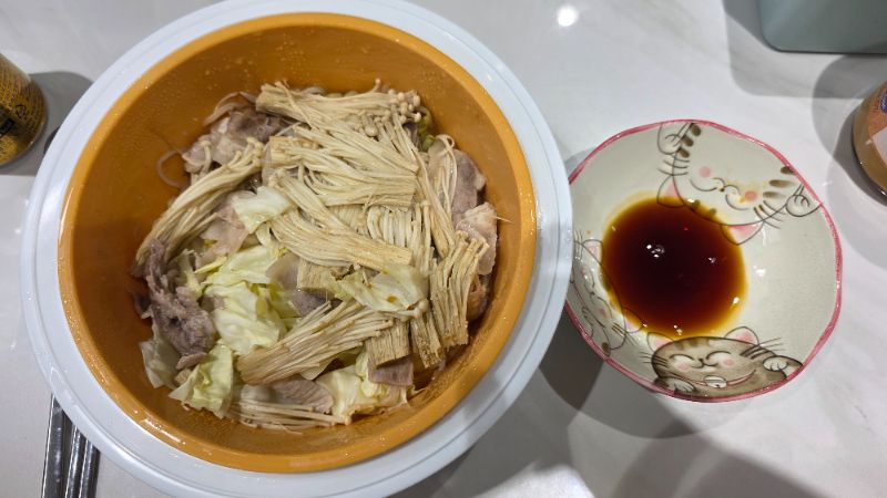 저녁 식단 사진
