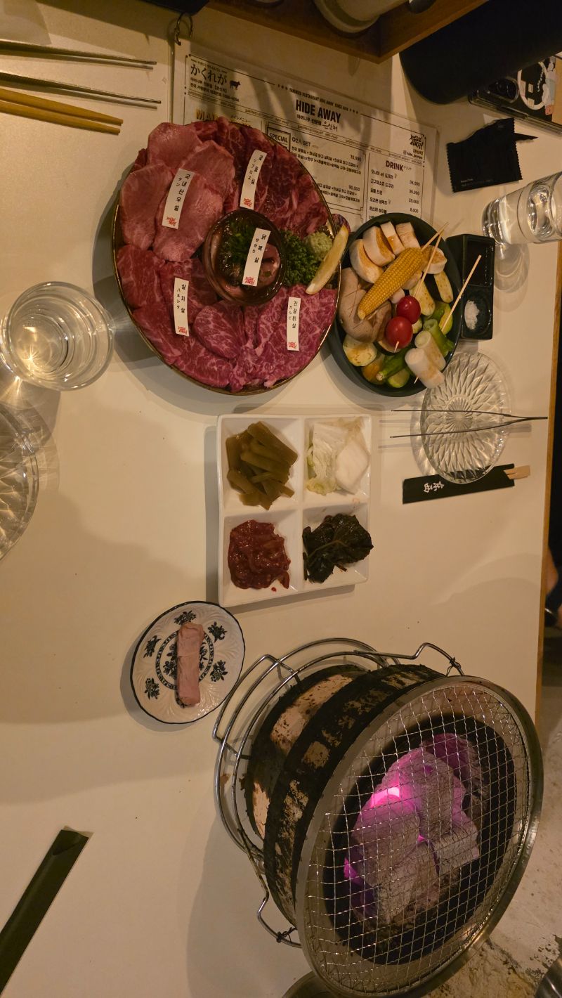 저녁 식단 사진