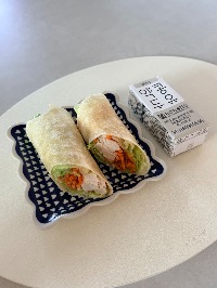 순두부 또띠아, 닭가슴살, 당근라페