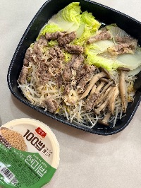 산모가 실제로 먹고 기록한 식판