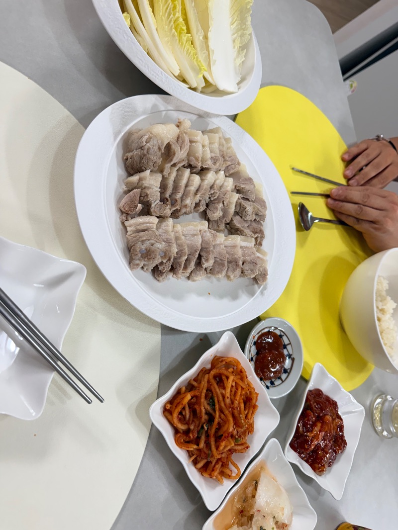 저녁 식단 사진