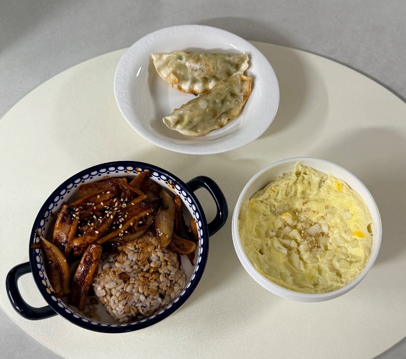 저녁 식단 사진