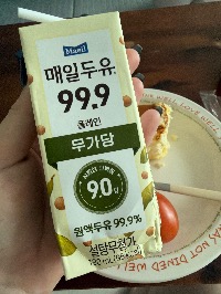 매일두유 99.9 플레인 무가당, 스크램블 에그, 방울토마토