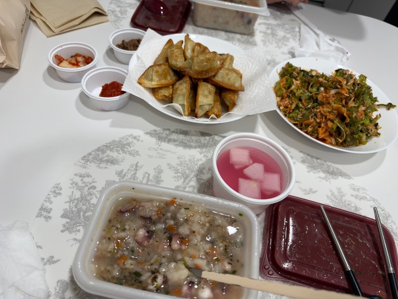 저녁 식단 사진