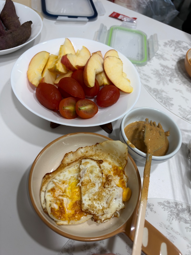 아침 식단 사진