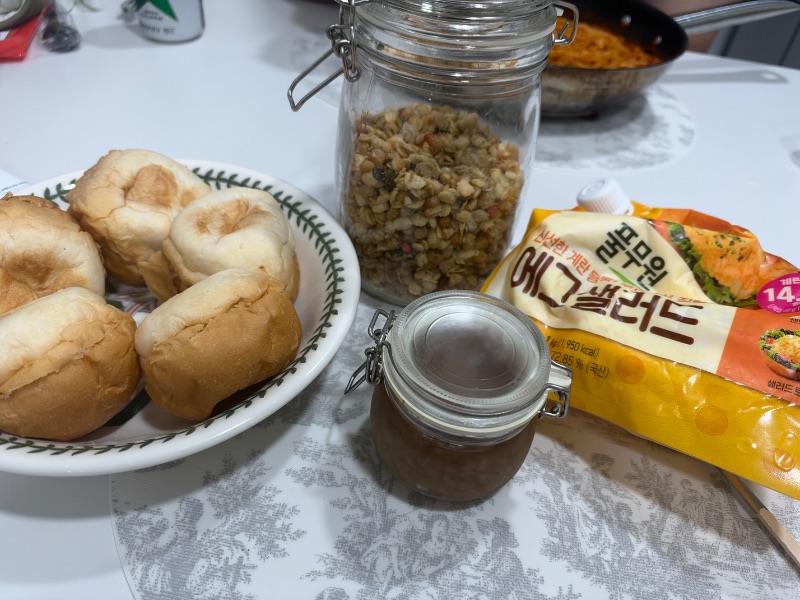 저녁 식단 사진