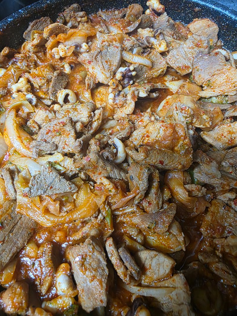 점심 식단 사진