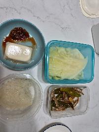 산모가 올린 식단 사진