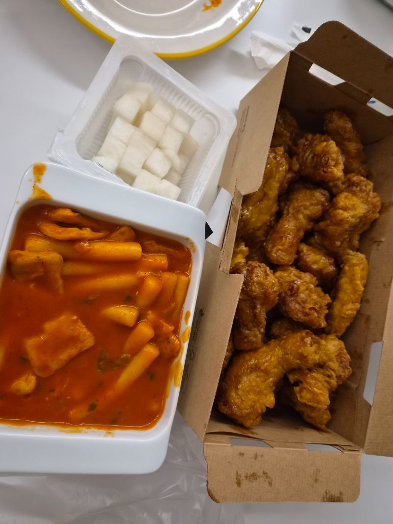 저녁 식단 사진