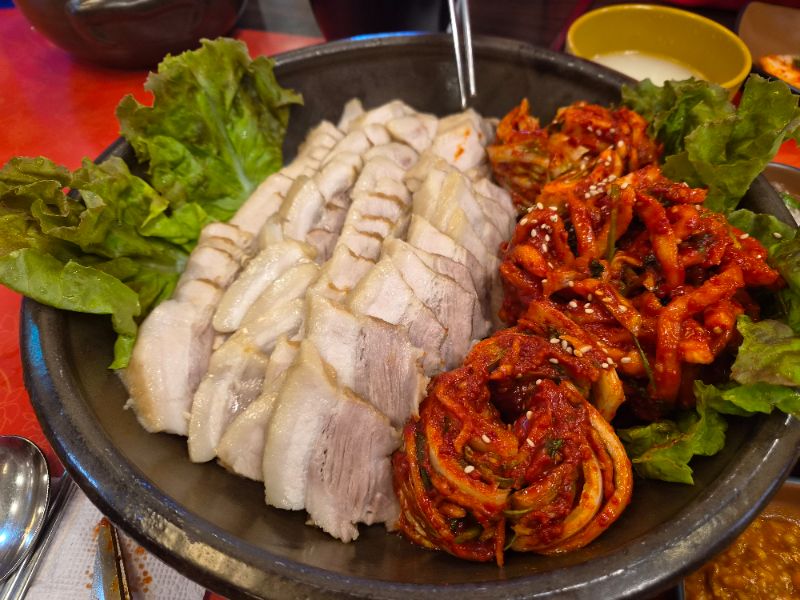 저녁 식단 사진