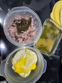 산모가 올린 식단 사진