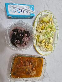 산모가 올린 식단 사진