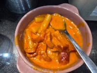 산모가 올린 식단 사진