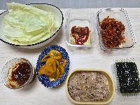 산모가 실제로 먹고 기록한 식판