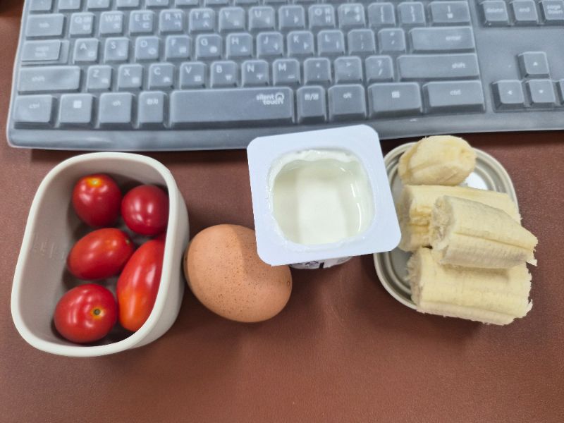 아침 식단 사진