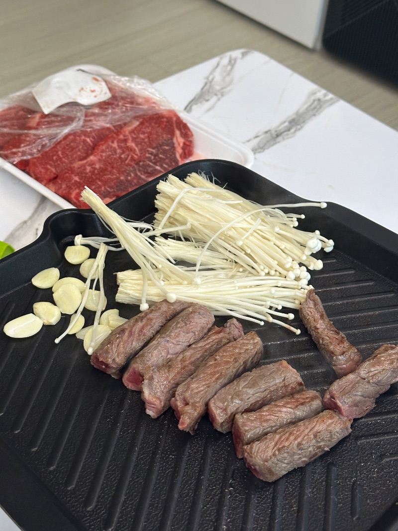 저녁 식단 사진