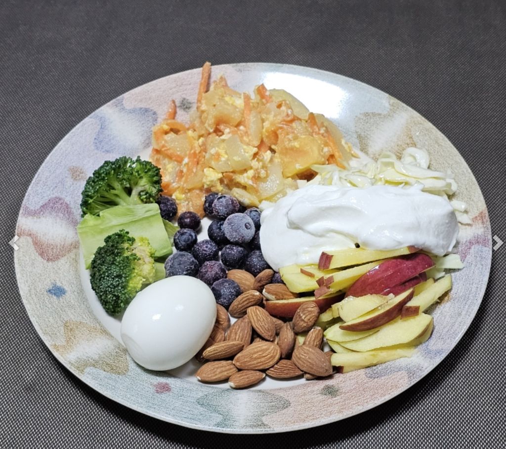 저녁 식단 사진