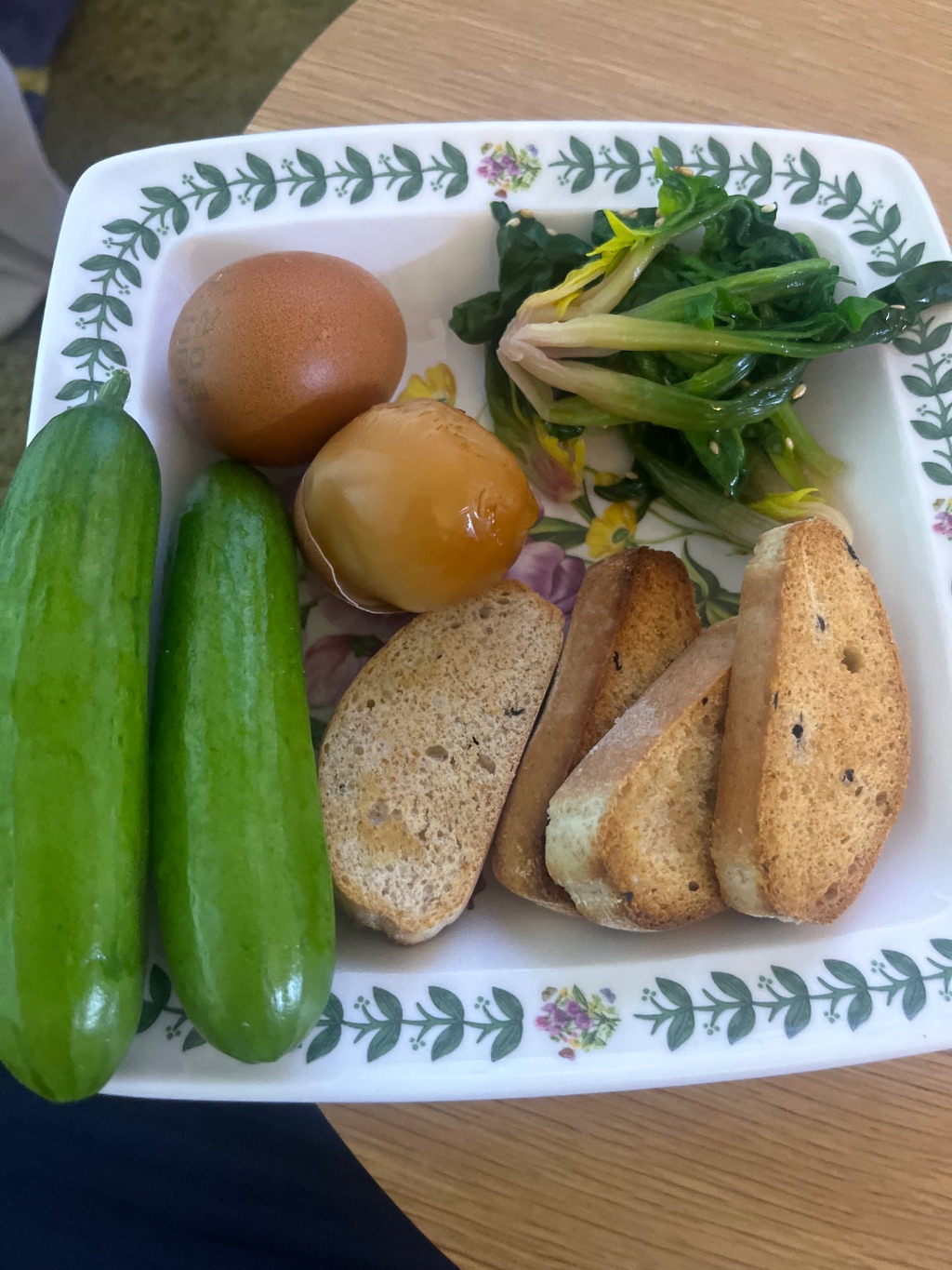 아침 식단 사진