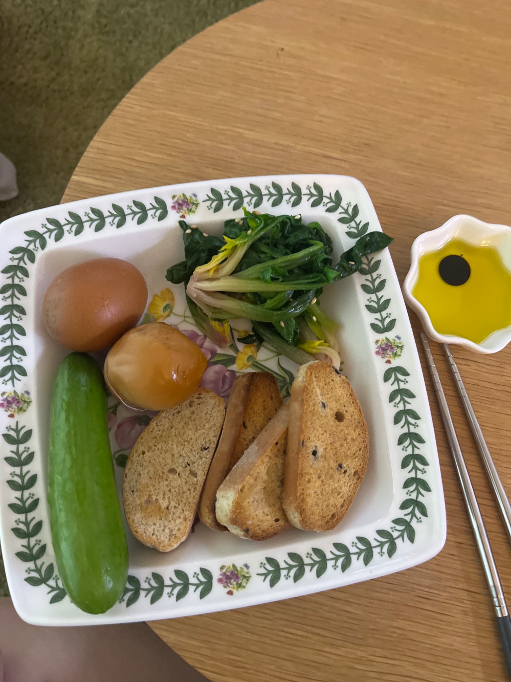 아침 식단 사진