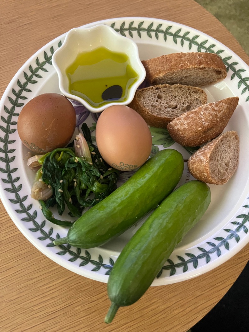 아침 식단 사진