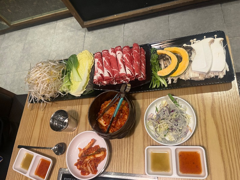 점심 식단 사진