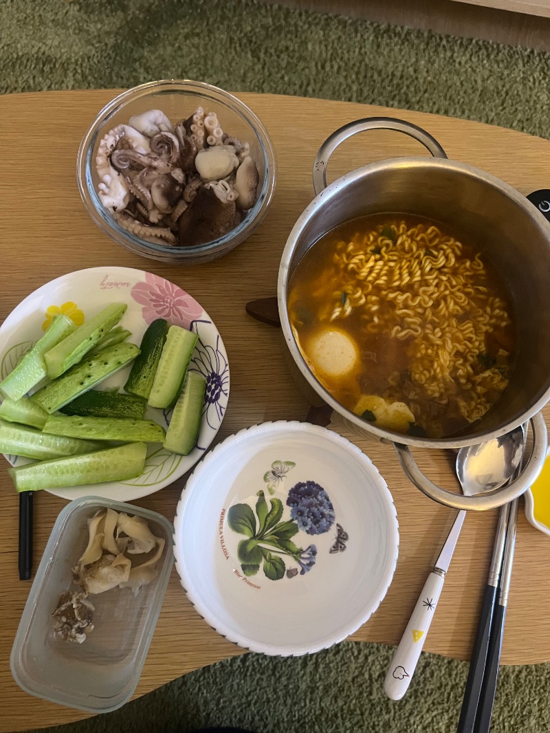 저녁 식단 사진