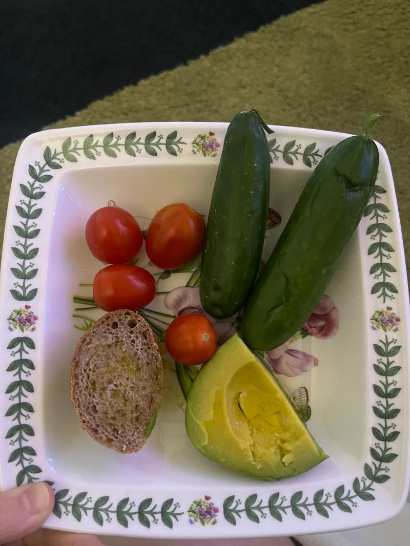 아침 식단 사진