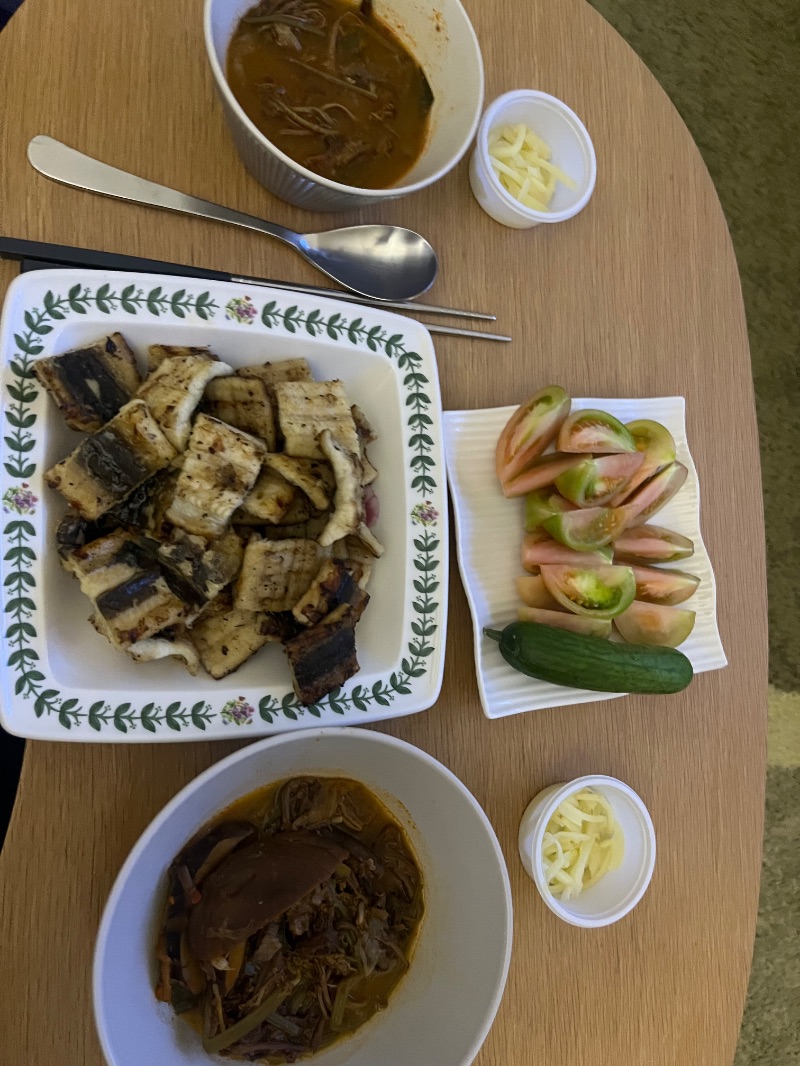 저녁 식단 사진