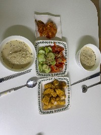 산모가 실제로 먹고 기록한 식판