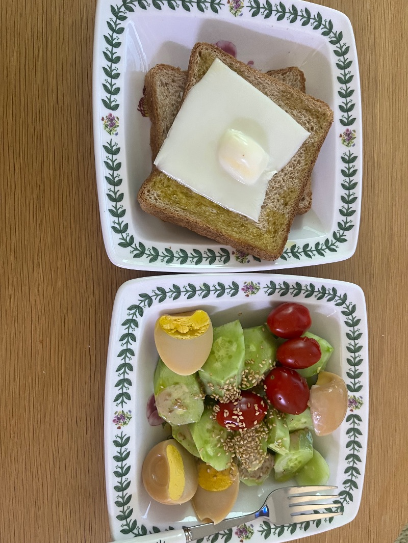아침 식단 사진
