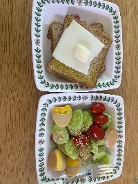 산모가 올린 식단 사진
