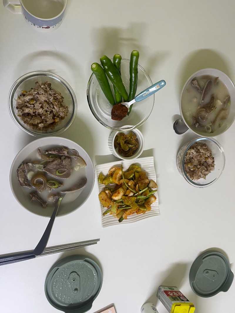 점심 식단 사진