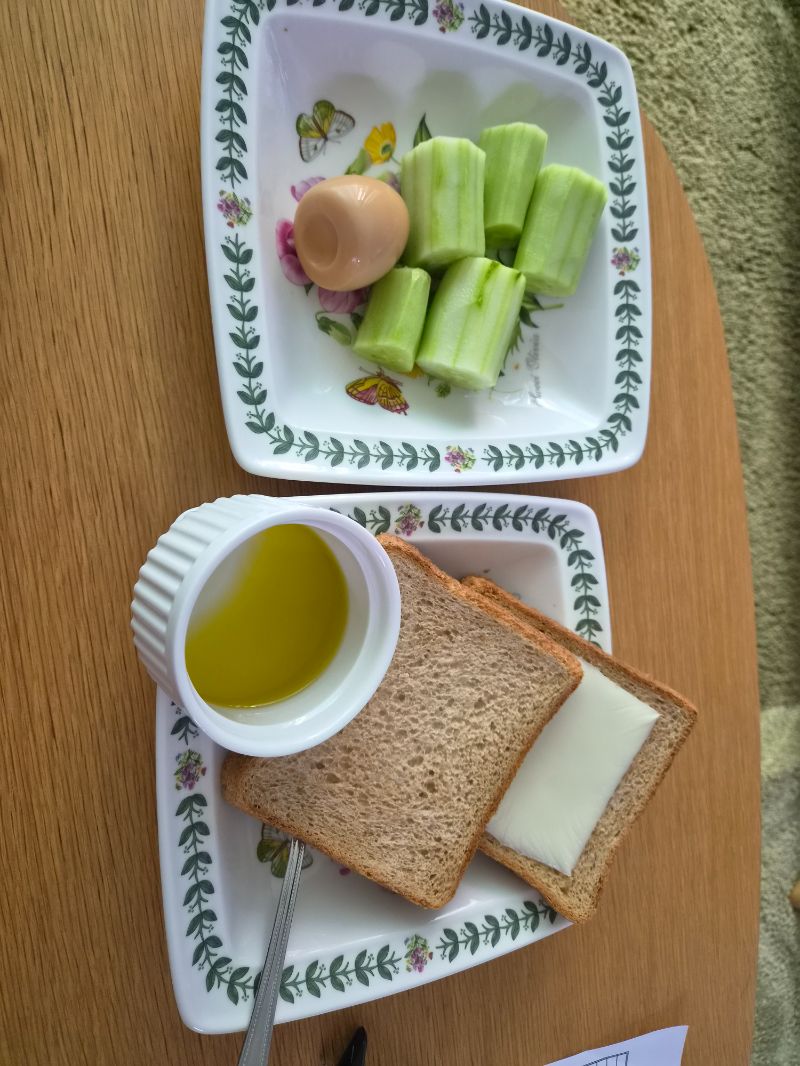 아침 식단 사진
