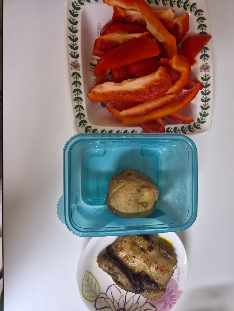 저녁 식단 사진