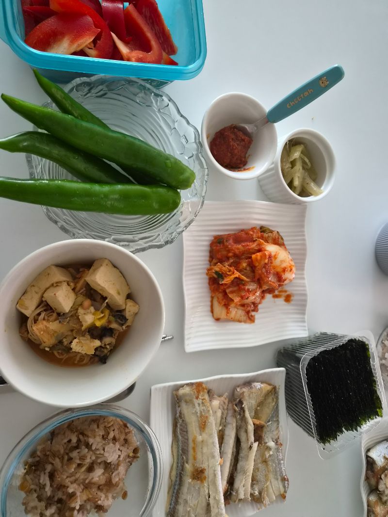 점심 식단 사진
