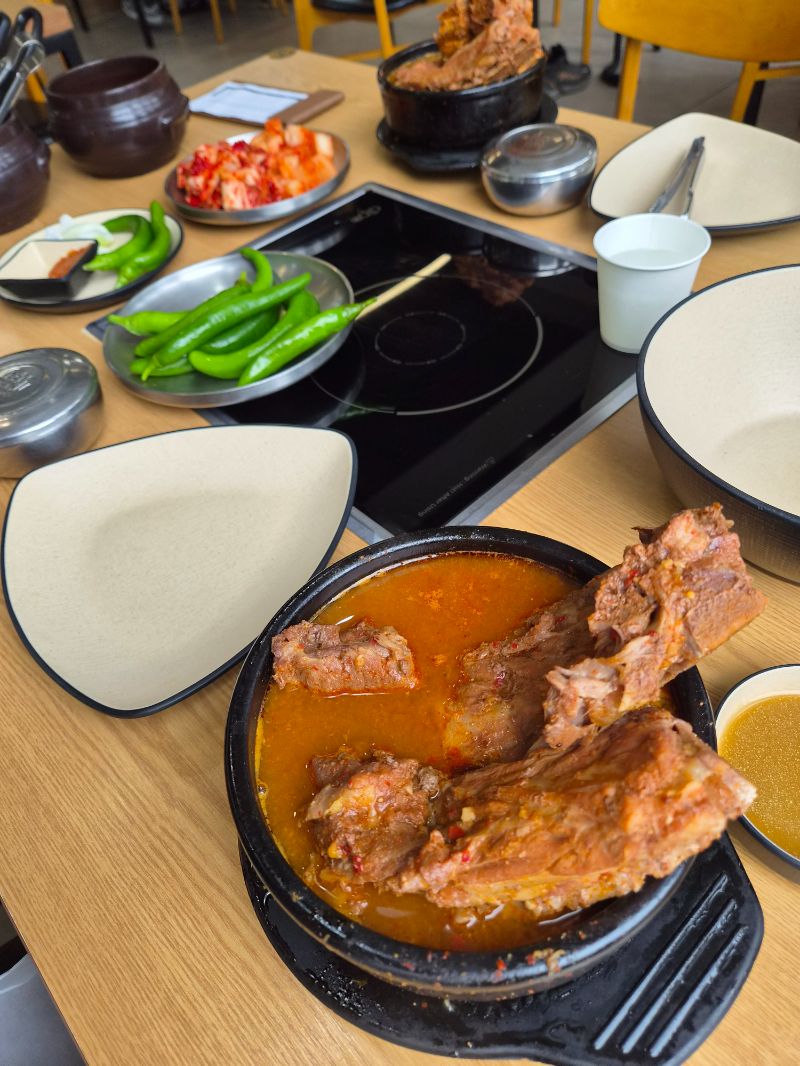 점심 식단 사진