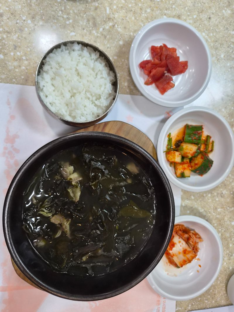 아침 식단 사진