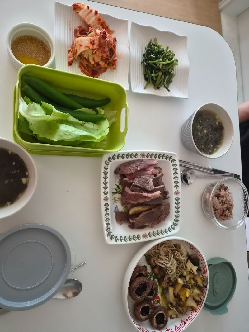 점심 식단 사진