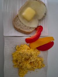 산모가 올린 식단 사진