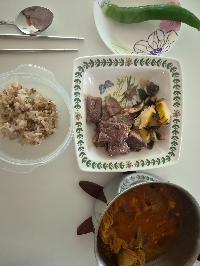 산모가 올린 식단 사진