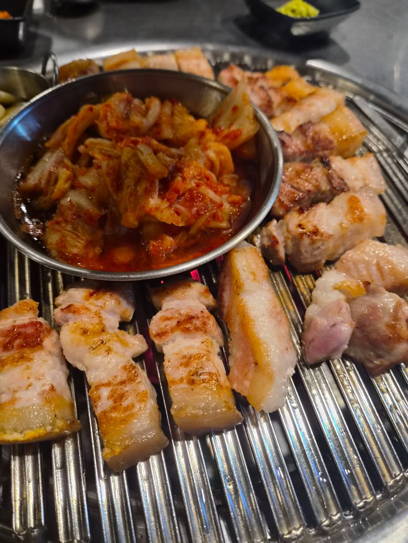 저녁 식단 사진