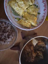 산모가 올린 식단 사진