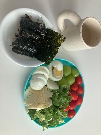 산모가 실제로 먹고 기록한 식판