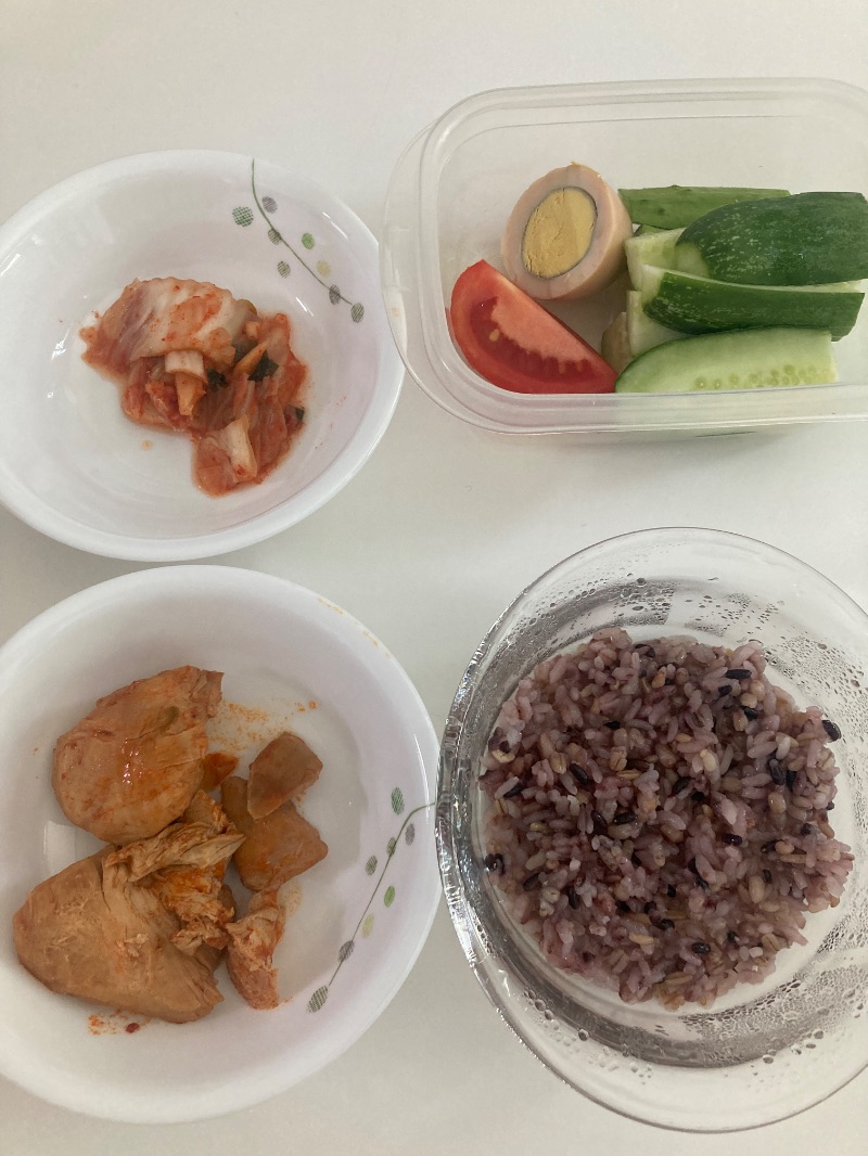점심 식단 사진