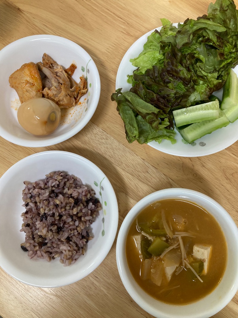 아침 식단 사진